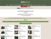 Tablet Screenshot of guidecontest.com